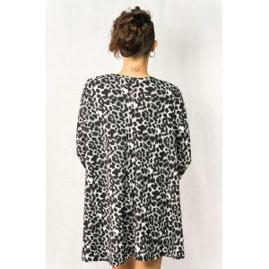 Animal Print Φόρεμα Loose Fit