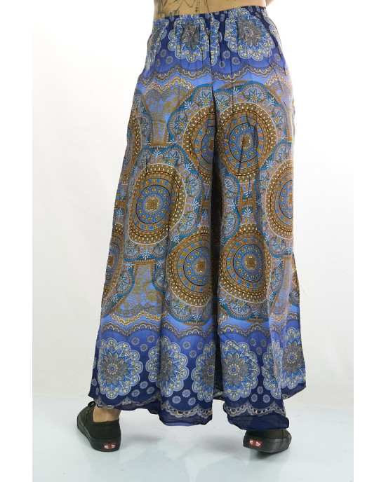 Παντελόνα Καμπάνα Mandala Light Blue