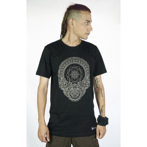 T-Shirt Mandala Dark Dharma Μαύρο
