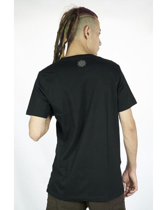 T-Shirt Mandala Dark Dharma Μαύρο
