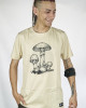 T-Shirt Mandala Amanita Μπεζ