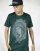 T-Shirt Mandala Aztec Woman Πράσινο