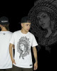 T-Shirt Mandala Aztec Woman Άσπρο