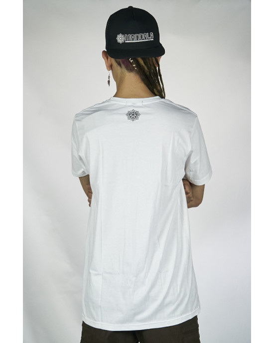 T-Shirt Mandala Aztec Woman Άσπρο