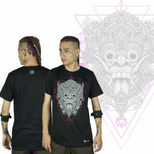 T-Shirt Mandala Bangkung Μαύρο 