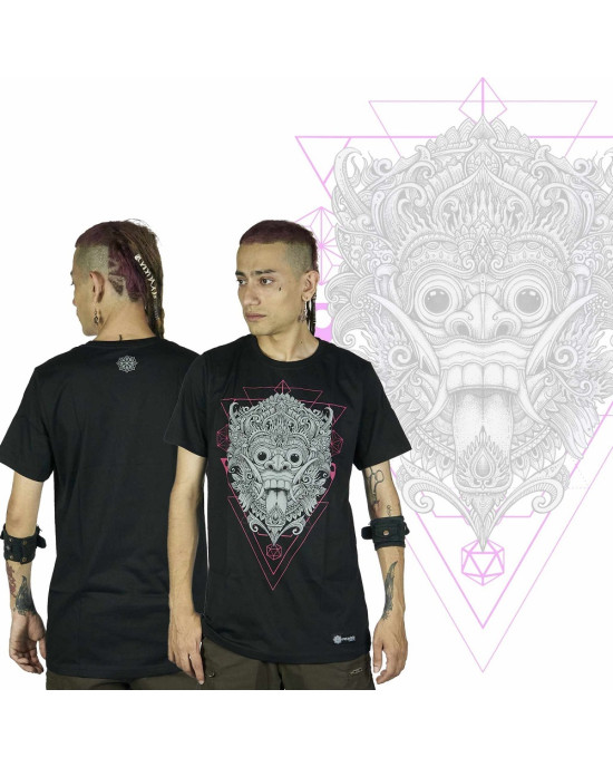 T-Shirt Mandala Bangkung Μαύρο 