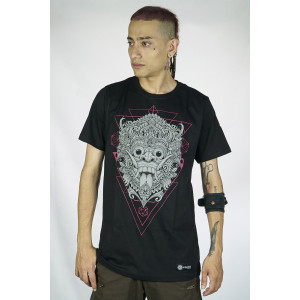 T-Shirt Mandala Bangkung Μαύρο 
