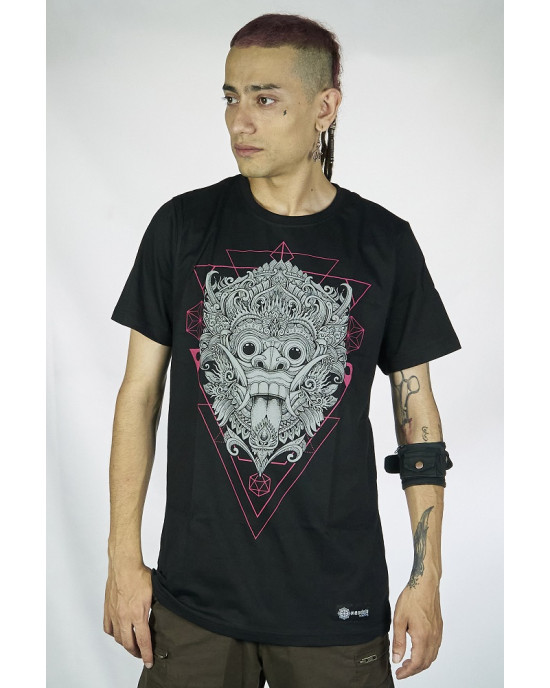 T-Shirt Mandala Bangkung Μαύρο 