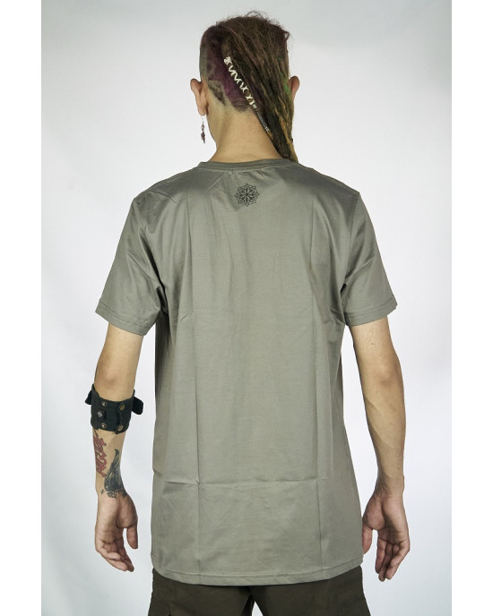 T-Shirt Mandala Bangkung Ανοιχτό Καφέ