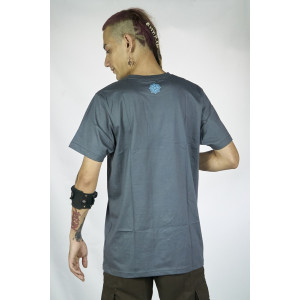 T-Shirt Mandala Crystal Portal Γκρι