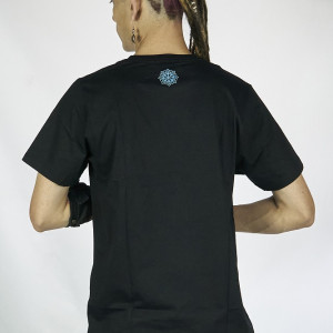 T-Shirt Mandala Intergalactic Voyager Μαύρο