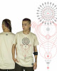 T-Shirt Mandala Intergalactic Voyager Μπεζ
