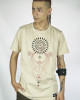 T-Shirt Mandala Intergalactic Voyager Μπεζ