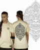 T-Shirt Mandala Laughing Barong Μπεζ