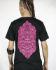 T-Shirt Mandala Laughing Barong Μαύρο Μωβ