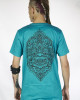 T-Shirt Mandala Laughing Barong Τιρκουάζ