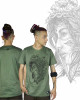 T-Shirt Mandala Magic Shroom Fairy Χακί