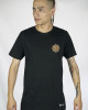 T-Shirt Mandala Sacred Hexagonal Μαύρο 