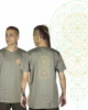 T-Shirt Mandala Sacred Hexagonal Ανοιχτό Καφέ