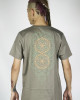 T-Shirt Mandala Sacred Hexagonal Ανοιχτό Καφέ