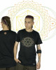 T-Shirt Mandala Tesseract Μαύρο