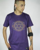 T-Shirt Mandala Tesseract Μώβ