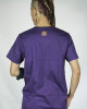 T-Shirt Mandala Tesseract Μώβ