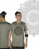 T-Shirt Mandala Violent Relaxation Ανοιχτό Καφέ