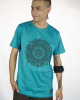T-Shirt Mandala Violent Relaxation Τιρκουάζ
