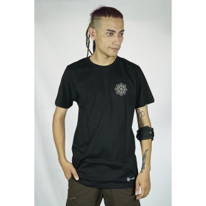 T-Shirt Mandala Wasp Μαύρο