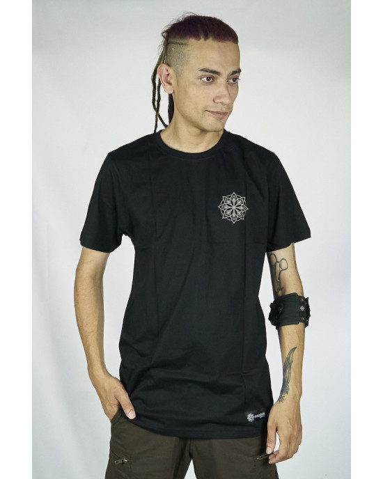 T-Shirt Mandala Wasp Μαύρο