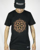 T-Shirt Mandala Yantra Μαύρο