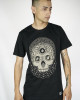 T-Shirt Seven Virtues Labyrinth Skull Μαύρο