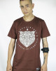 T-Shirt Seven Virtues Sacred Geometry Jaguar Καφέ