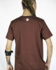 T-Shirt Seven Virtues Sacred Geometry Jaguar Καφέ