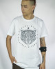 T-Shirt Seven Virtues Sacred Geometry Jaguar Άσπρο 