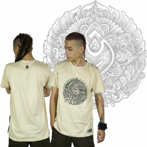 T-Shirt Seven Virtues Wayang Μπεζ