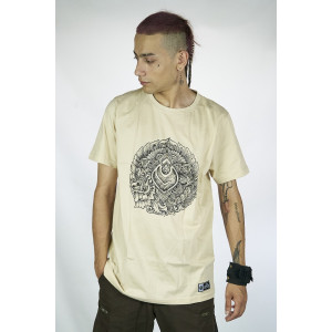 T-Shirt Seven Virtues Wayang Μπεζ