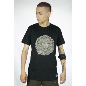 T-Shirt Seven Virtues Wayang Μαύρο 