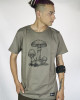 T-Shirt Mandala Amanita Ανοιχτό Καφέ