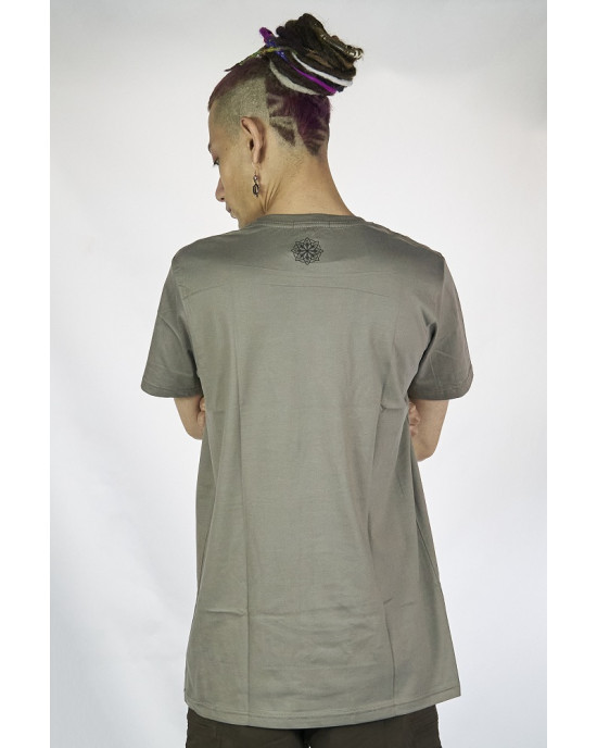 T-Shirt Mandala Amanita Ανοιχτό Καφέ