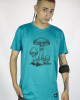T-Shirt Mandala Amanita Τιρκουάζ