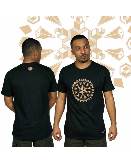 T-Shirt Mandala Big Bang Μαύρο