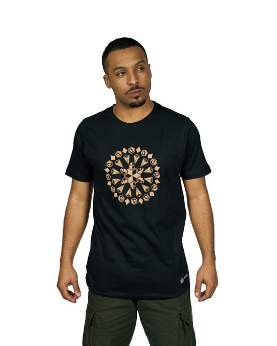 T-Shirt Mandala Big Bang Μαύρο