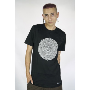 T-Shirt Mandala Boma Μαύρο