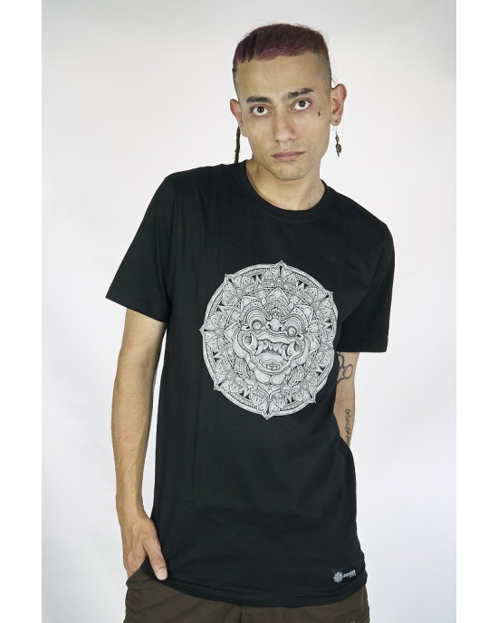 T-Shirt Mandala Boma Μαύρο
