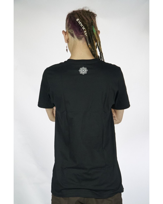 T-Shirt Mandala Boma Μαύρο
