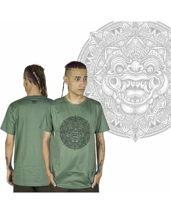 T-Shirt Mandala Boma Χακί