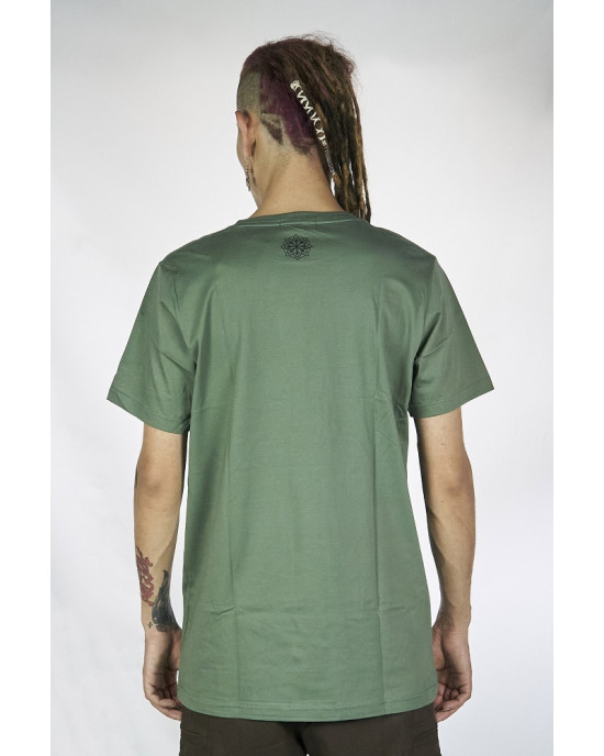 T-Shirt Mandala Boma Χακί