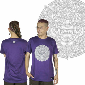 T-Shirt Mandala Boma Μώβ